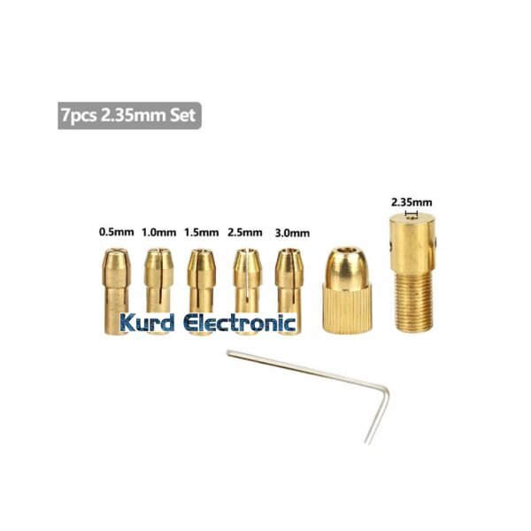 7pcs 3.17mm Mini Drill Chucks