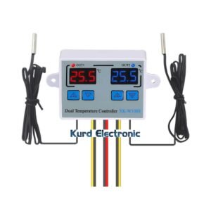 XK-W1088 AC110-220V 1500W Dual Digital Temperature Controller