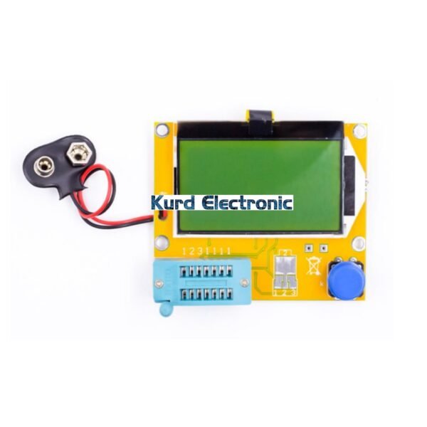 Battery button transistor tester, LCR-T4 graphical resistor, capacitor ESR, Transistor, Tester