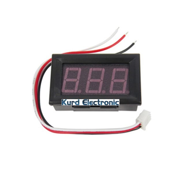 0.56 Inch DC5V-120V DC red Digital Display Voltmeter Two-Wire