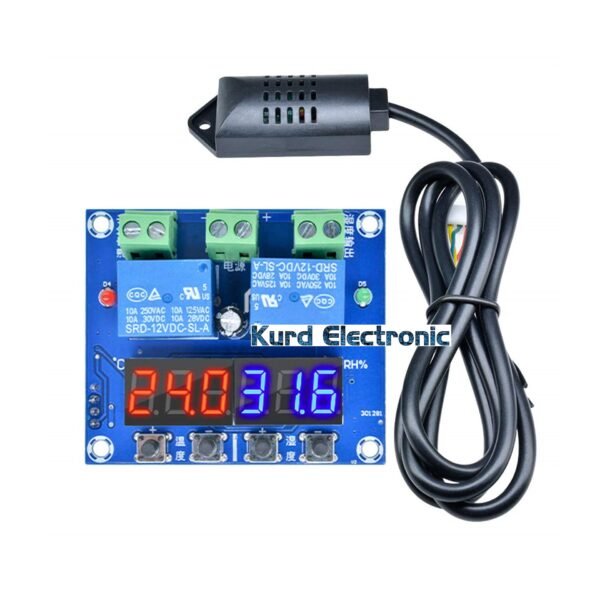 XH-M452 Digital Thermostat Hygrostat DC 12V Household Temperature Humidity Controller