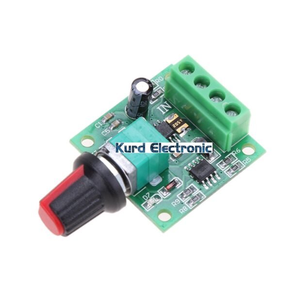 PWM DC motor speed regulator