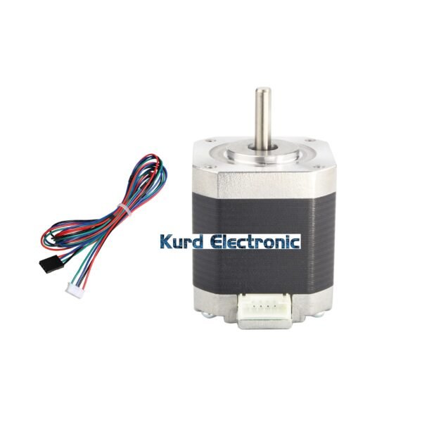 NEMA17 Stepper Motor 47mm Long, 1.5A with 500mm Cable 42HD6021-03