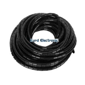8mm Spirale Cable Protector Black 10M/Bag