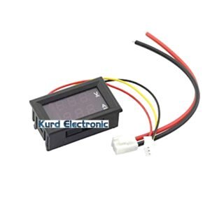 0.28inch 100V 100A Dual LED Voltmeter Red