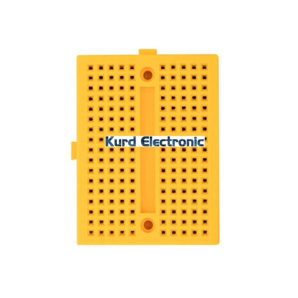 170pts Mini Breadboard SYB-170 Yellow with Connect
