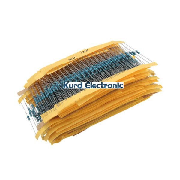 600 Pcs 1/4W 1% 30 Kinds Resistor