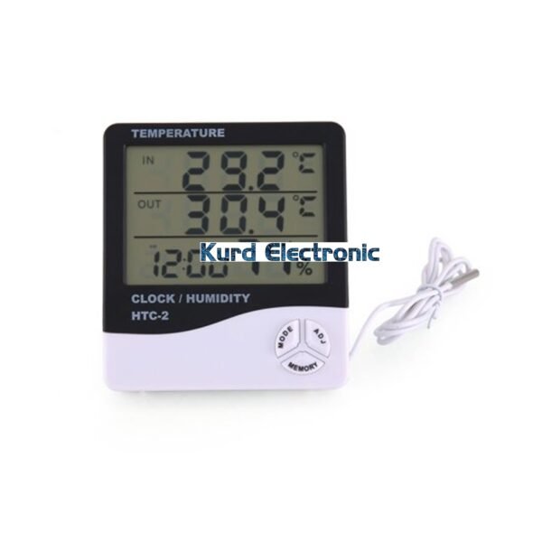 HTC-2 Thermohygrometer Single Temperature Large Screen Household