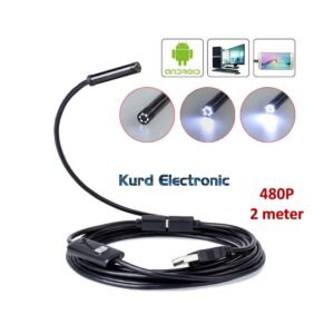 Endoscope cam 480p, hard cable, 2 meter