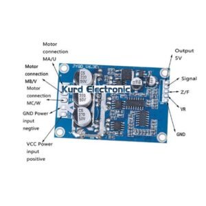 DC 12V-36V 15A 500W Brushless Motor Controller Non Hall Driver