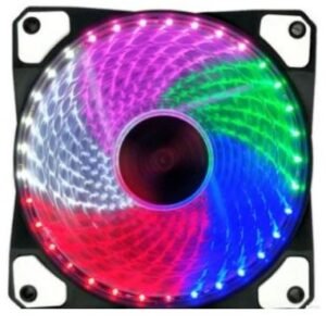 Colorful 12025 DC12V LED Silent 33 Light 120*120*25MM