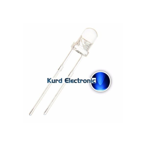 LED 5MM Water Clear Blue 5 pcs