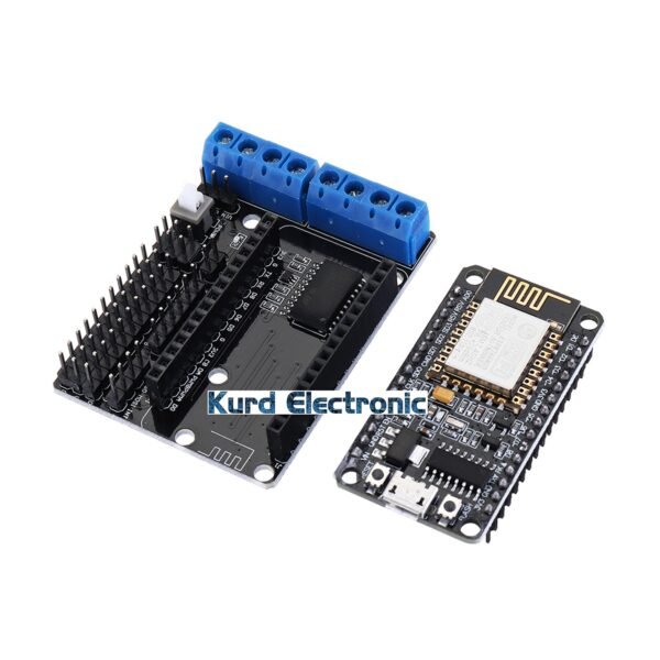 L293D Motor Driver Board for ESP8266 WiFi NodeMcu with NodeMcu esp8266