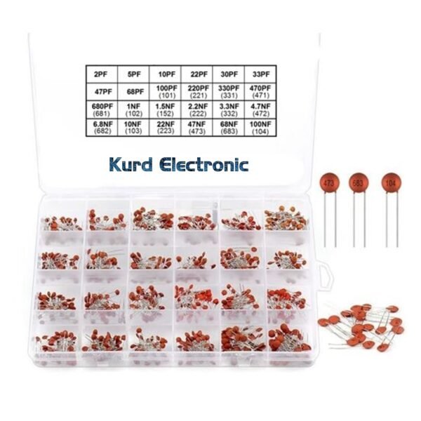 960PCS 2PF- 100NF Ceramic Capacitor Kit