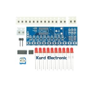 NE555+CD4017 flow light electronic DIY component