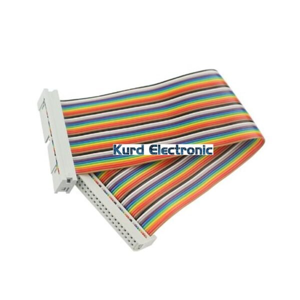40pin GPIO Colorful Rainbow Cable 20cm Female to Female for Raspberry Pi