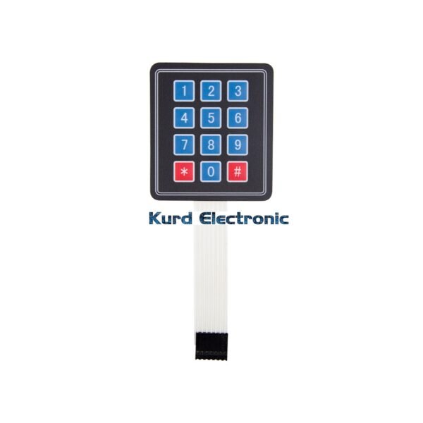 4*3 Membrane Switch Matrix Keypad
