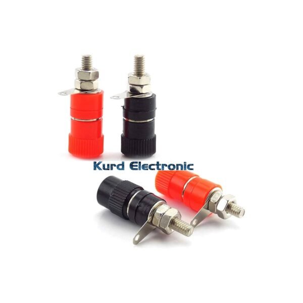 JS-910B Terminal Wire Connectors black and reed 2pcs