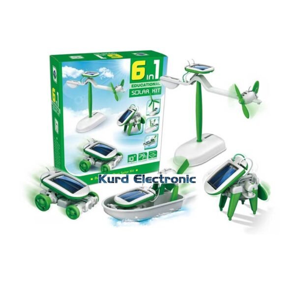 6 In 1 Solar Power Energy Robot Toy Kit
