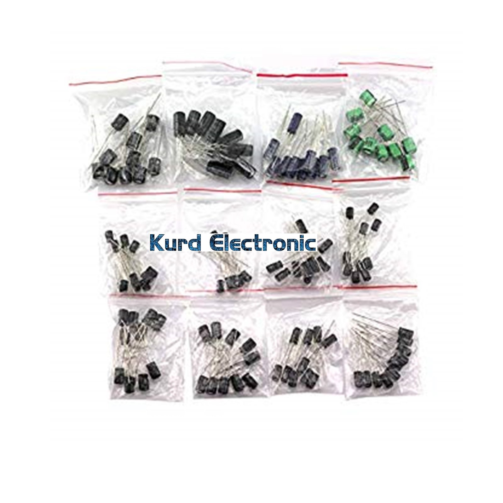 1607399934slide131.jpg 120pcs 12 values 0.22UF- 470UF Aluminum electrolytic capacitor - Image 1