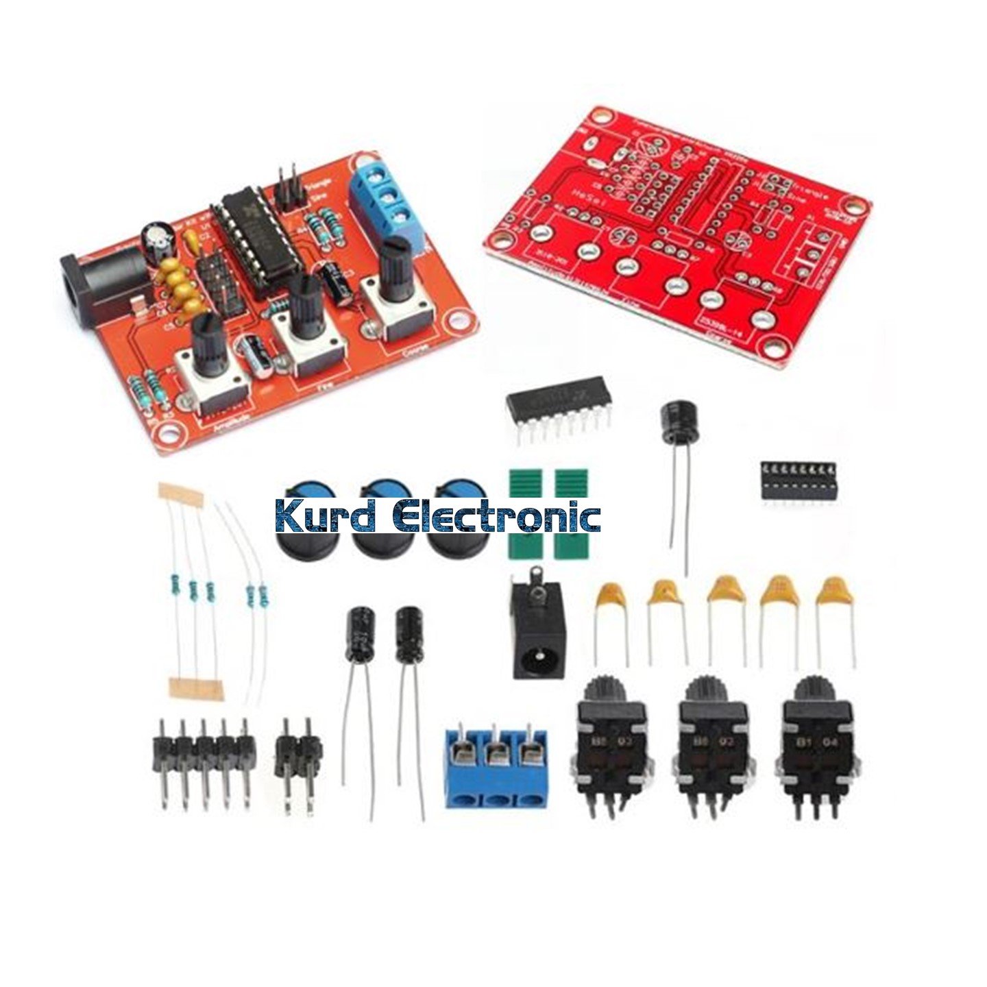 1654070784slide777.jpg DIY 1Hz -1MHz XR2206 High Precision Function Signal Generator Kit out case - Image 1