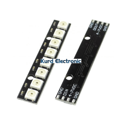 8-bit WS2812 5050 RGB LED Built-in full-color driver development board High Quality