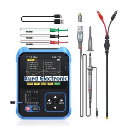 FNIRSI DSO-TC3 Digital Oscilloscope, Transistor Tester and Function Signal Generator