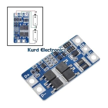 HX-2S-JH20 BMS 2S 10A 7.4V 18650 lithium battery protection board 8.4V balanced