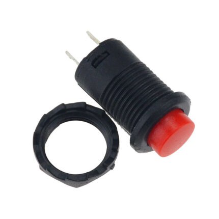 DS-427 Push button ON-OFF Switch 12mm Red