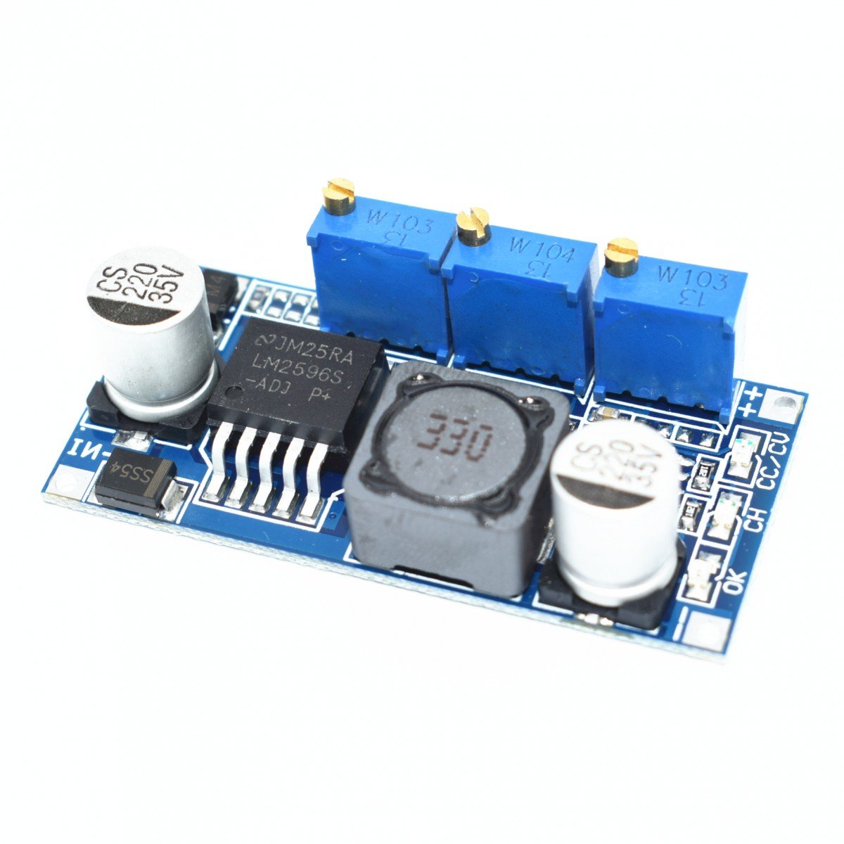 1710153841lm2596-led-driver-3a-constant-current-constant-voltage-lithium-ion-battery-charging-power-supply-module.jpg LM2596 Constant Current Constant Voltage LED Driver Li-ion Battery Charging Power Module - Image 1