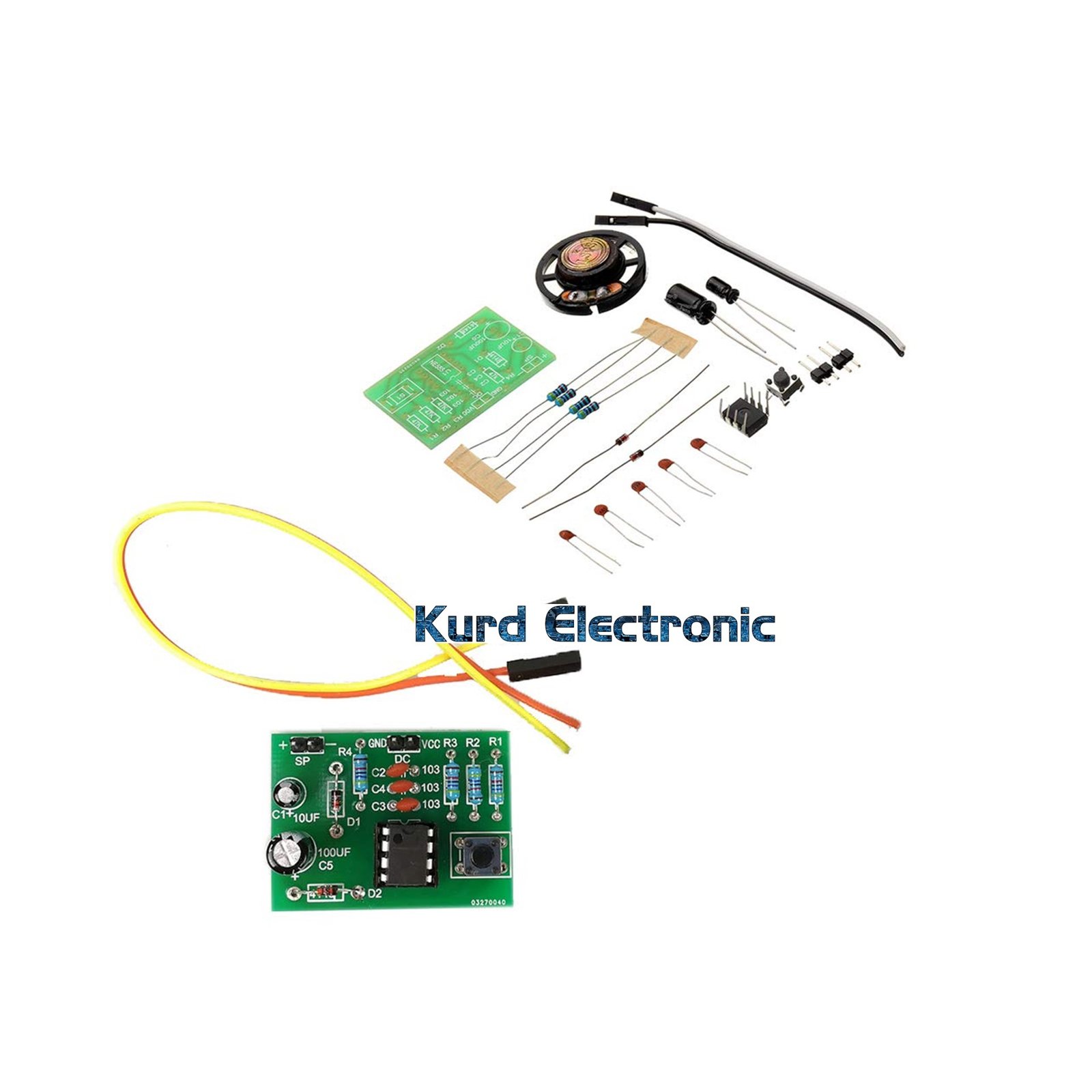 1714401643slide537.jpg DIY NE555 Ding Dong Bell Doorbell Module Kit DIY Music DIY Electronic Production Training Kit - Image 1