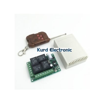433MHz 12V 4 Channel Relay Module Wireless Remote Control