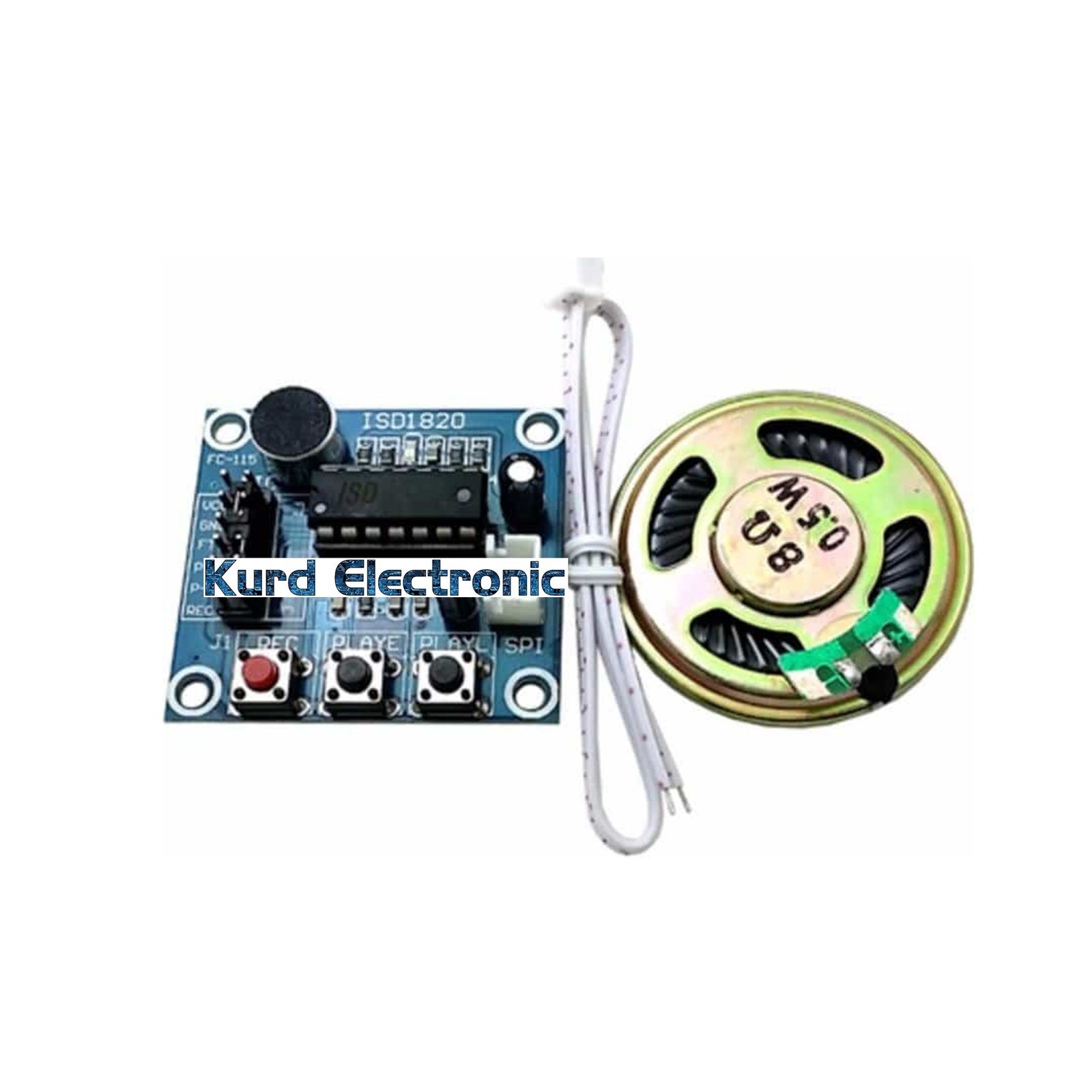 1607074072slide469.jpg ISD1820 Recording Module Voice Board with Mic - Image 1