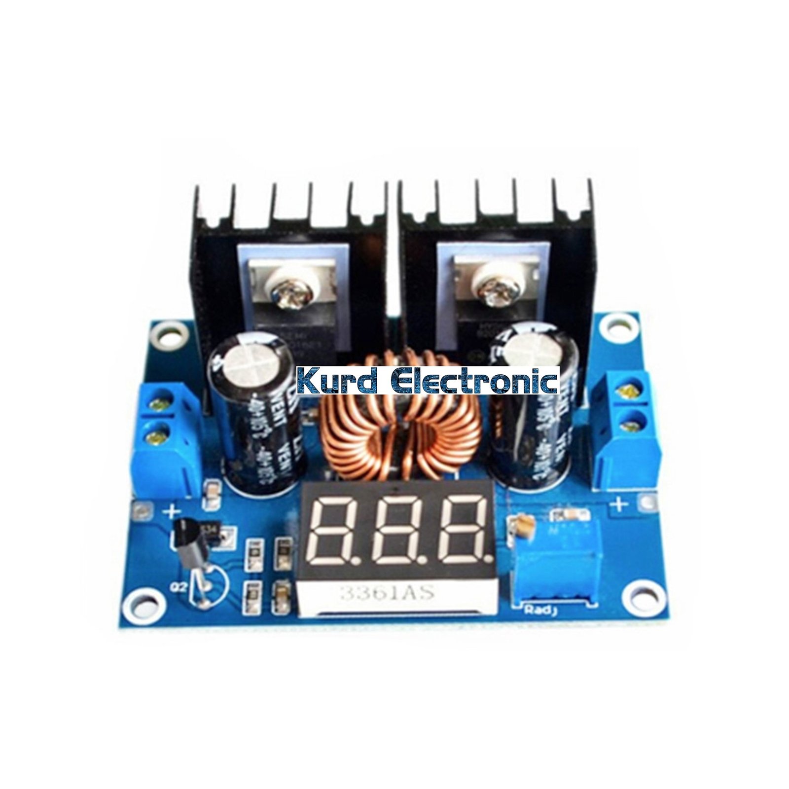 1607075138slide511.jpg XH-M404 DC 4-40V 8A Voltage Regulator Module Digital PWM Adjustabl DC- DC Step Down Voltage Regulator DC XL4016E1 - Image 1