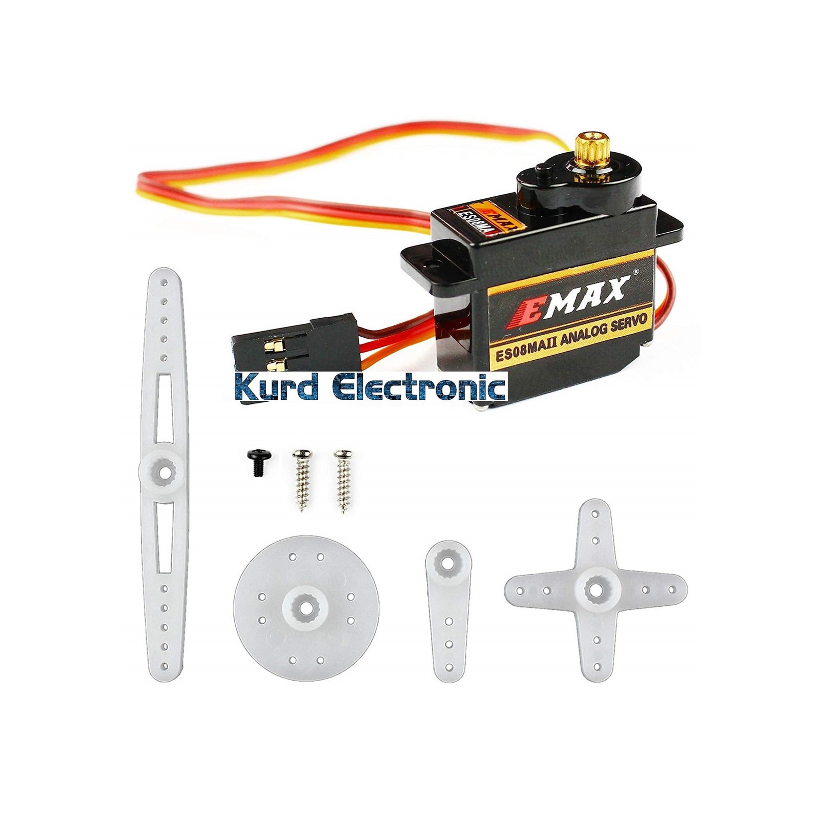 1607327292slide87.jpg EMAX ES08MAII 12g/ 2.0kg Mini Servo - Image 1