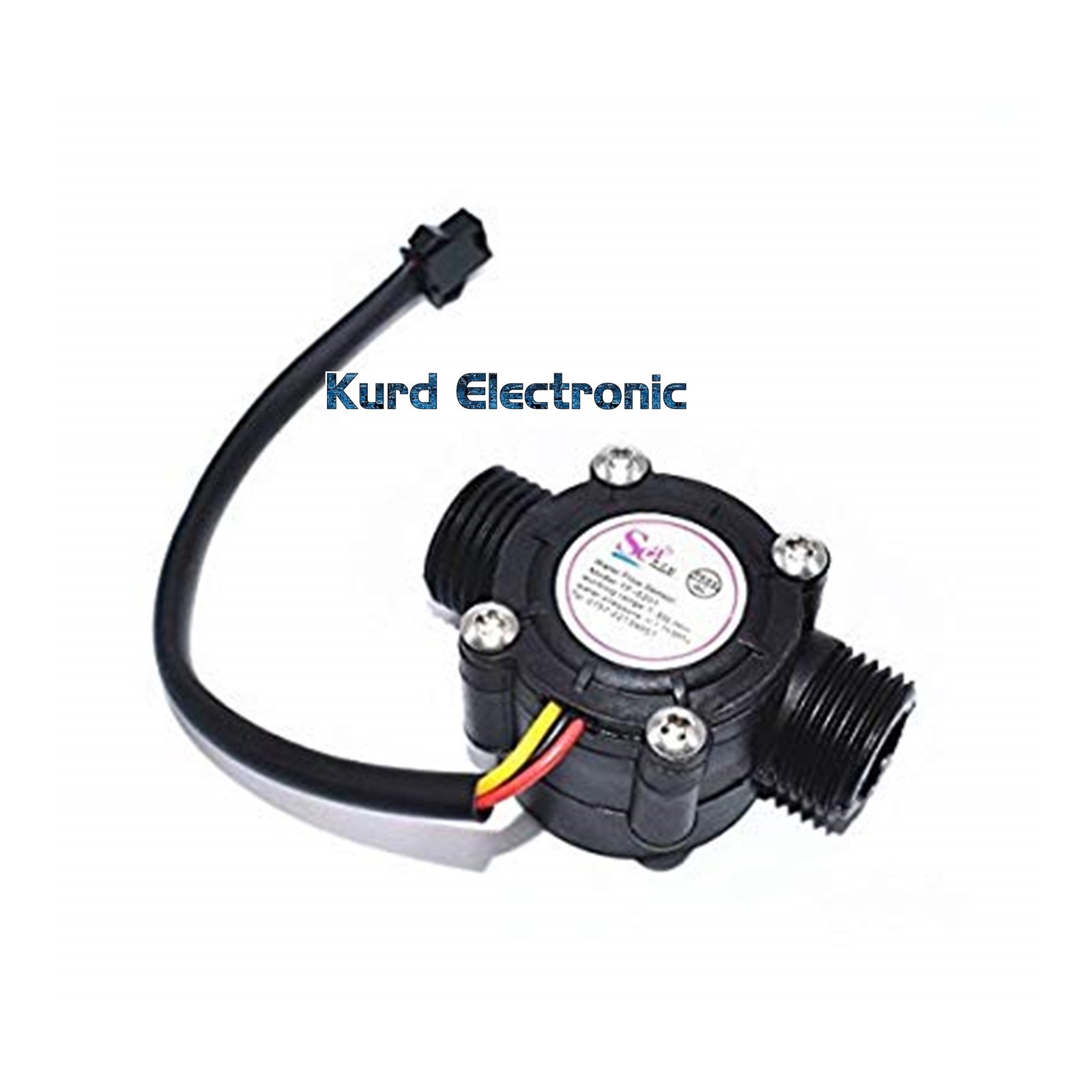 1607399674slide125.jpg Water flow sensor (Sea) YF-S201 Flowmeter G1/2 1- 30L/min Black - Image 1