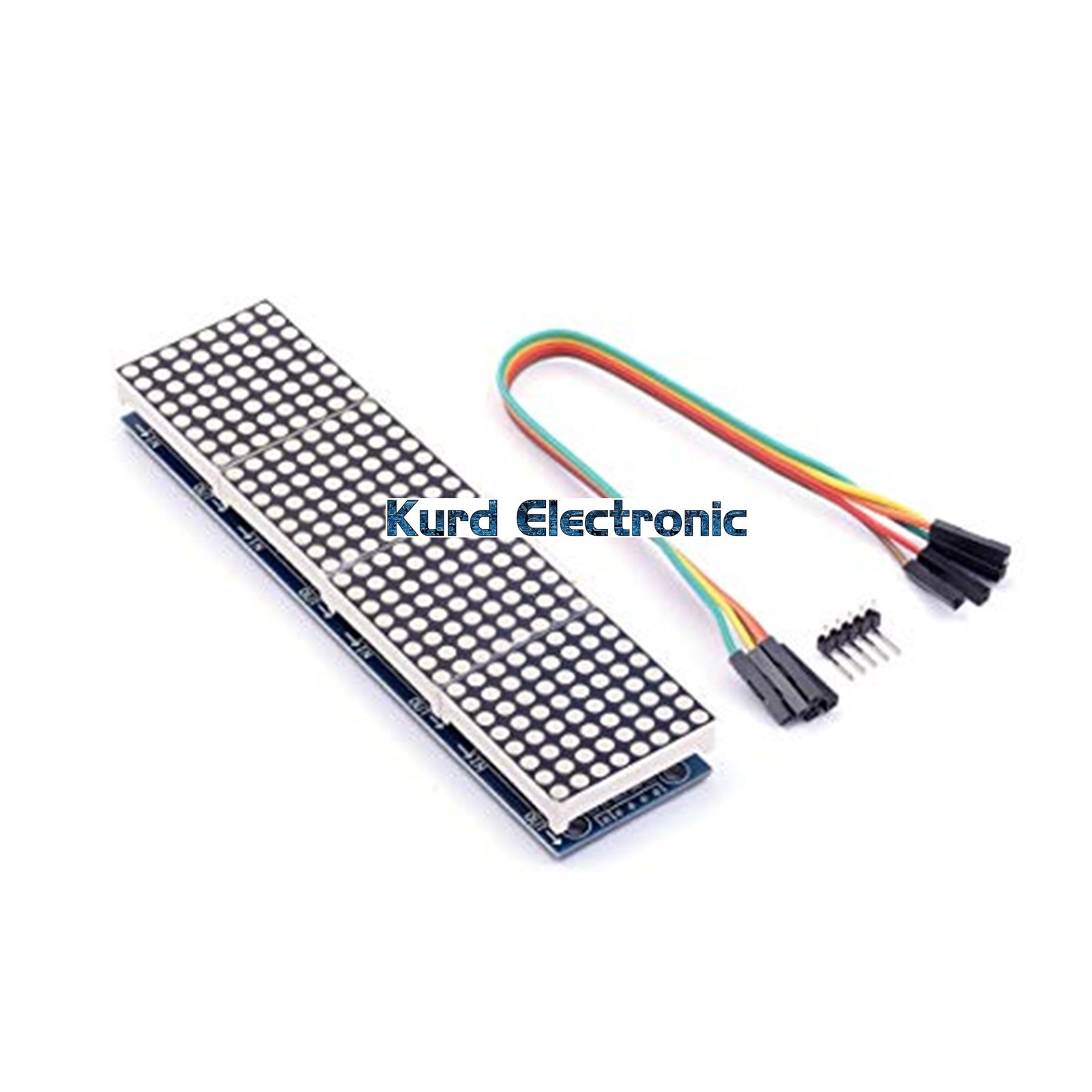 1607401215slide157.jpg MAX7219 Dot Matrix Module Microcontroller Module 4 in 1 Display Red Light - Image 1