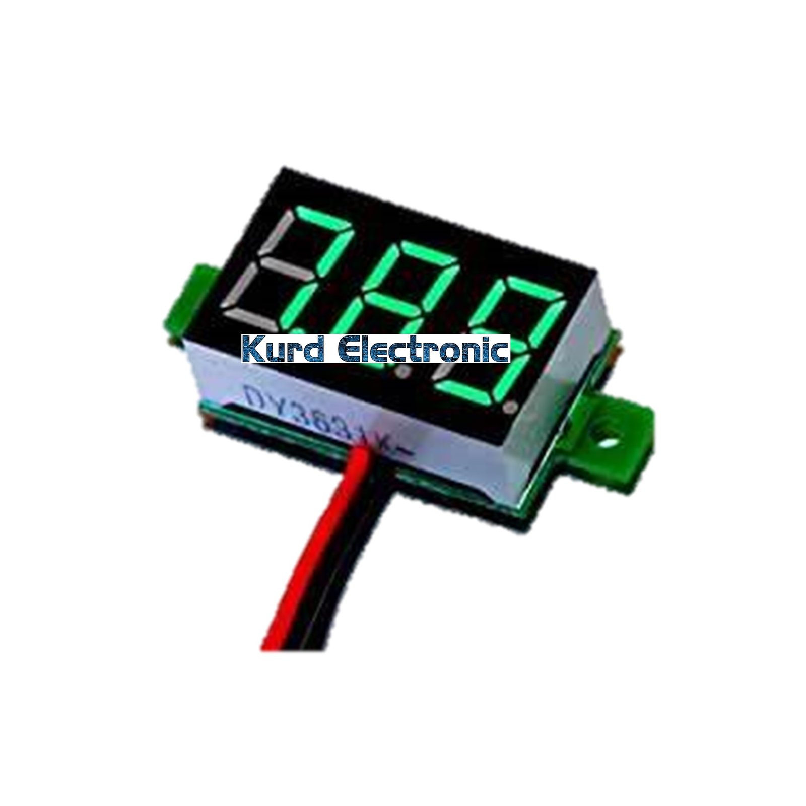 1625236635slide626.jpg 0.28inch 0-100V Three Wire DC Voltmeter Green - Image 1