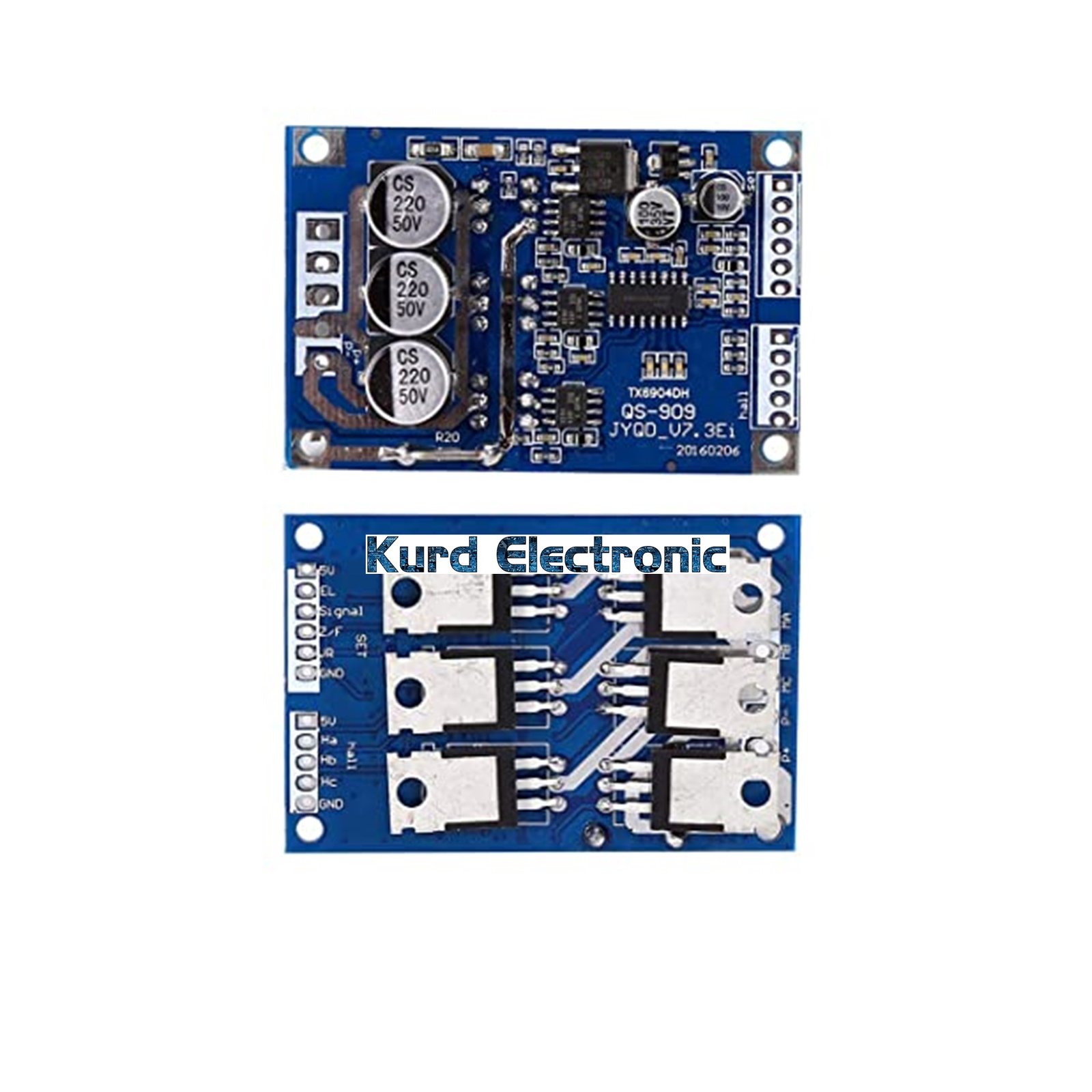 1630375421slide655.jpg DC 12V-36V 15A 500W Brushless Motor Controller Hall Motor Balanced Car Driver Board with Hall Dr - Image 1