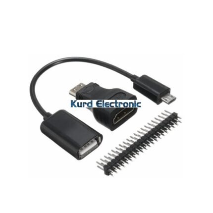 Raspberry pi zero 3 in 1 Micro USB Cable+ Pin Header+ HDMI Adapter