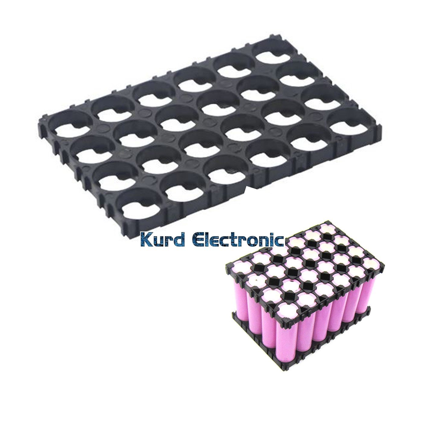 1658705187slide798.jpg 4 X 6 18650 Battery Holder with 18.5MM - Image 1
