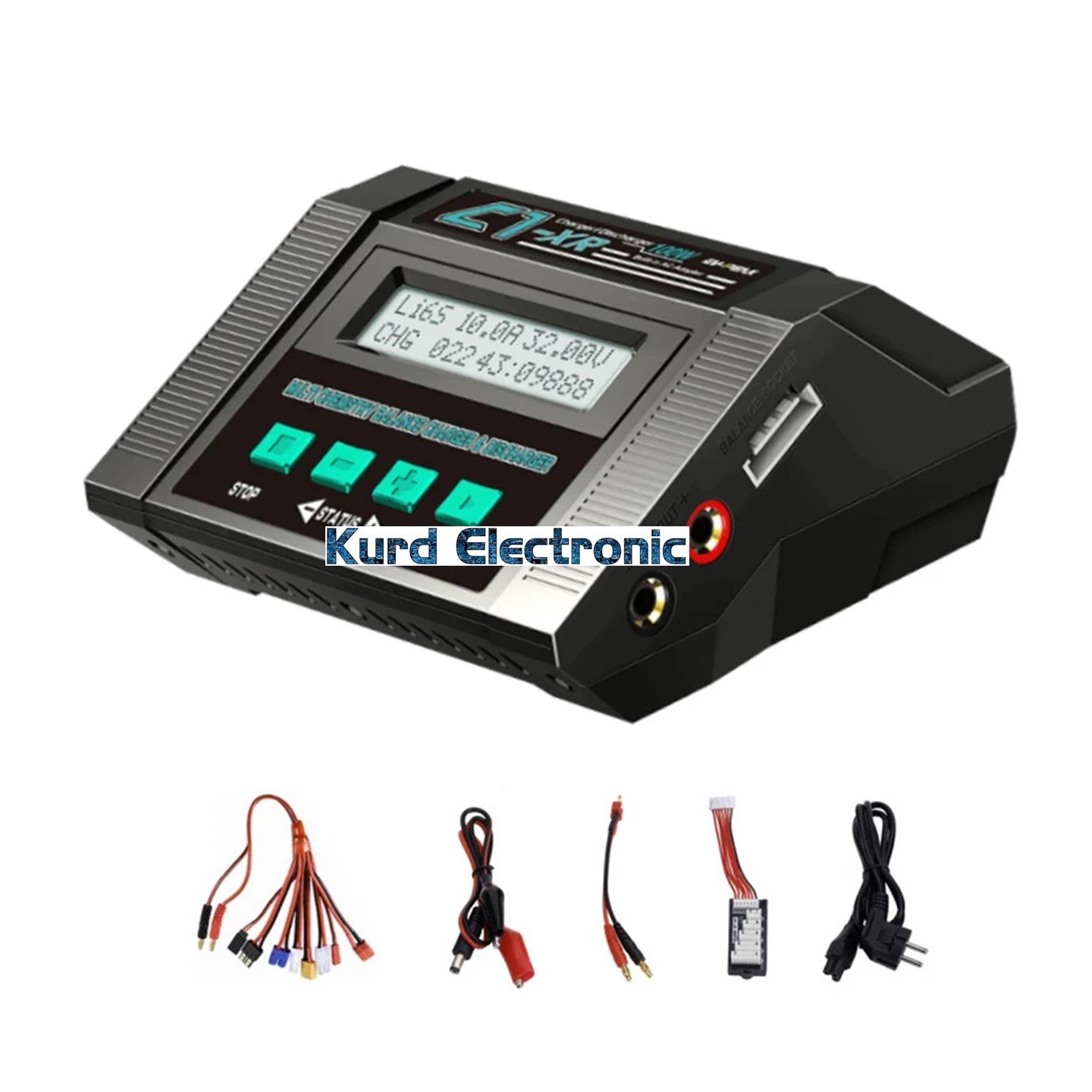 1661466740slide810.jpg C1XR 100W 10A 1-6S Balance Charger - Image 1
