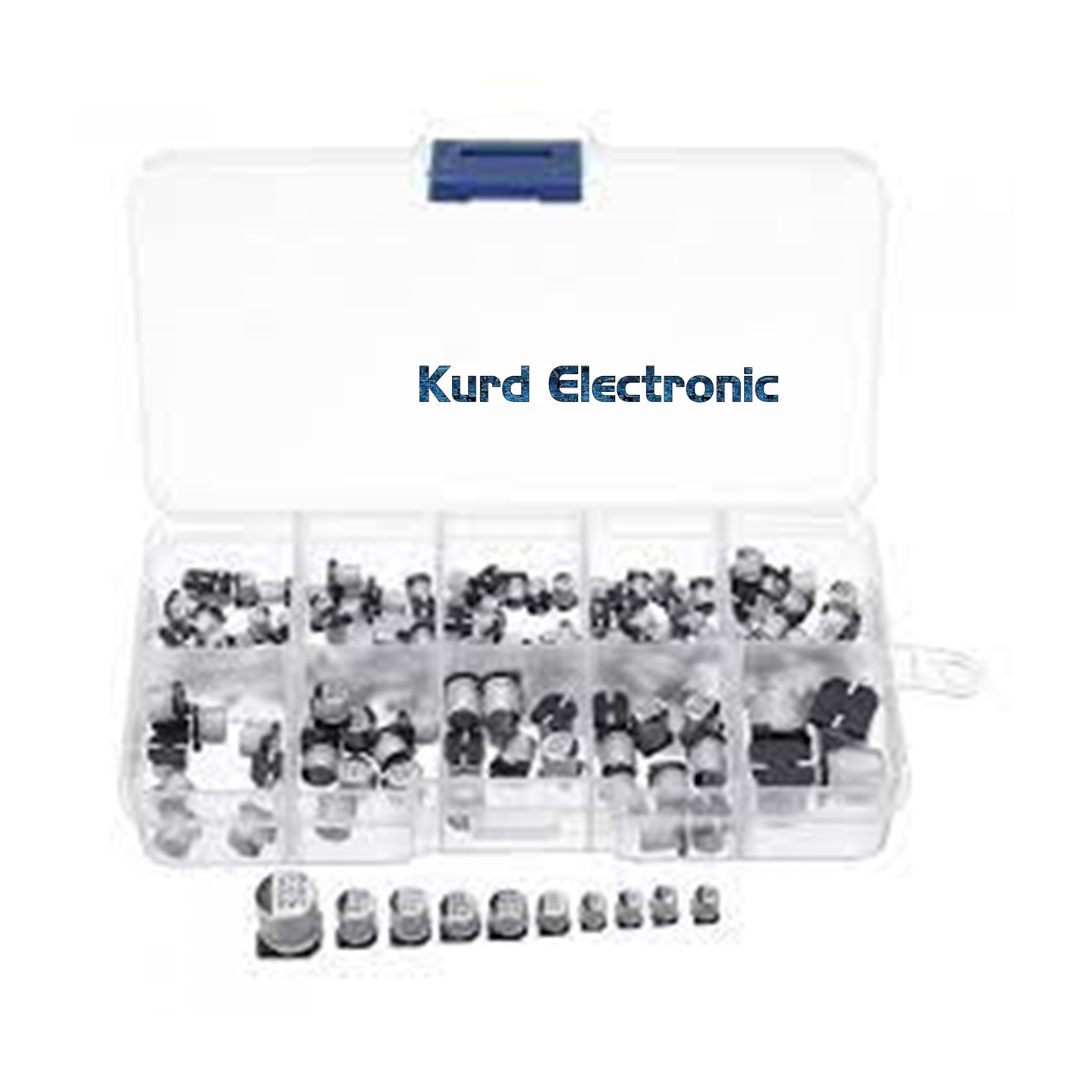 1678177243slide867.jpg 145PCS 0.47uf- 470uf AluminumElectrolytic Capacitor Kit - Image 1