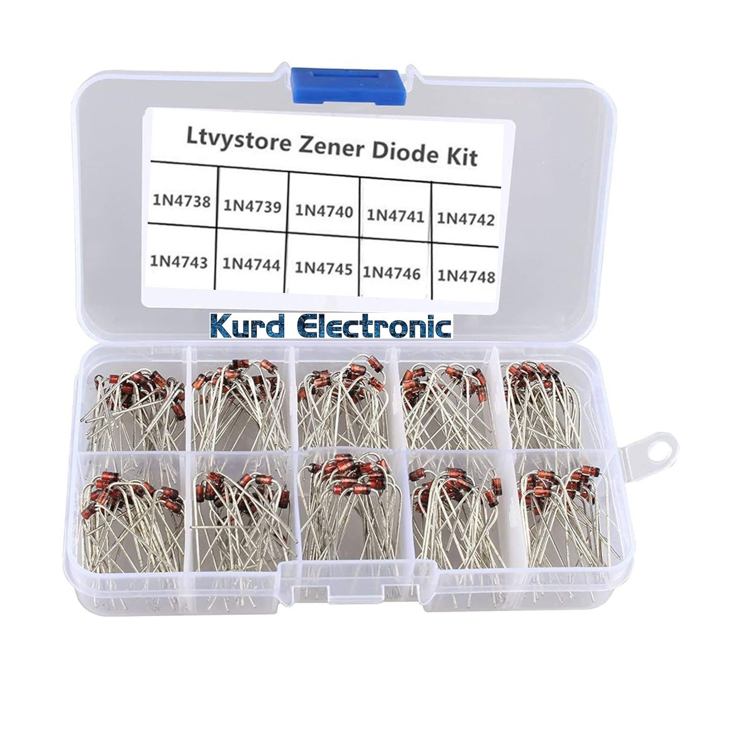 1701370434slide955.jpg 200PCS 1N4738~1N4748 1WVoltage Regulator Diode Kit - Image 1