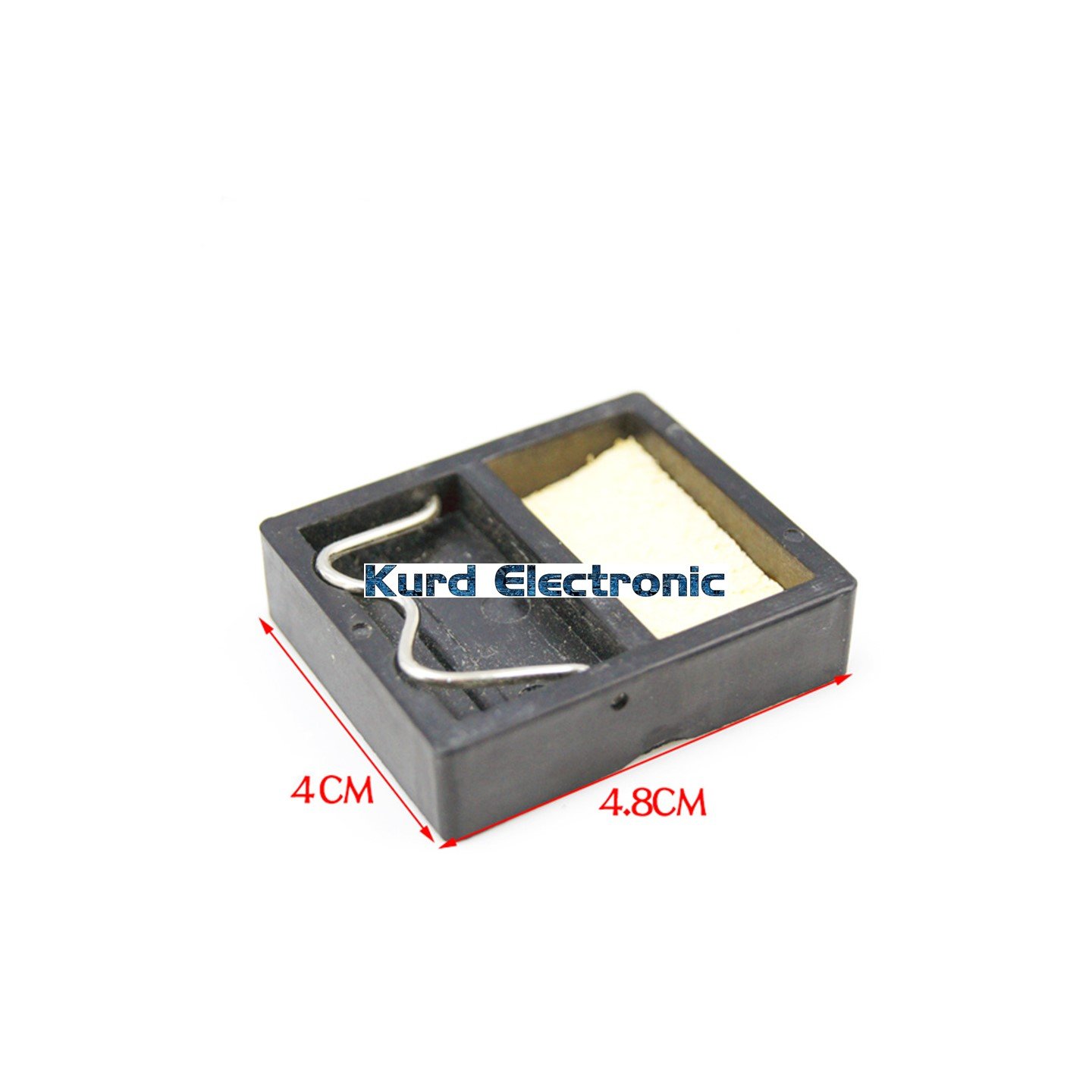 1732085824slide1000.jpg Mini Electric Soldering Iron Stand Holder Support Base Station Solder Sponge - Image 1