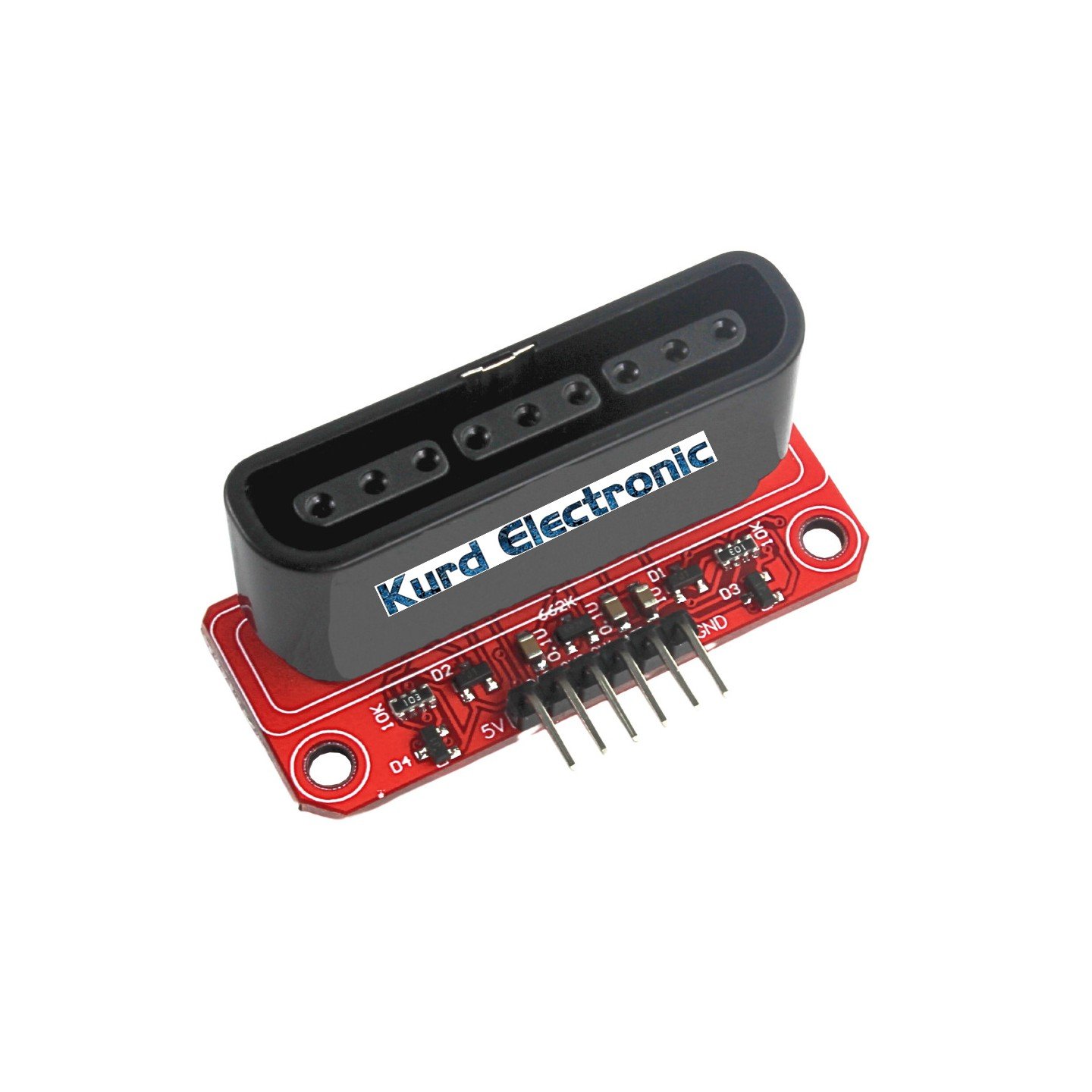 1747591428slide1004.jpg PS2 Wireless Handle to Serial Port Adapter Board PS Handle Adapter Board 3.2 Version Supporting Regulating Wave - Image 1