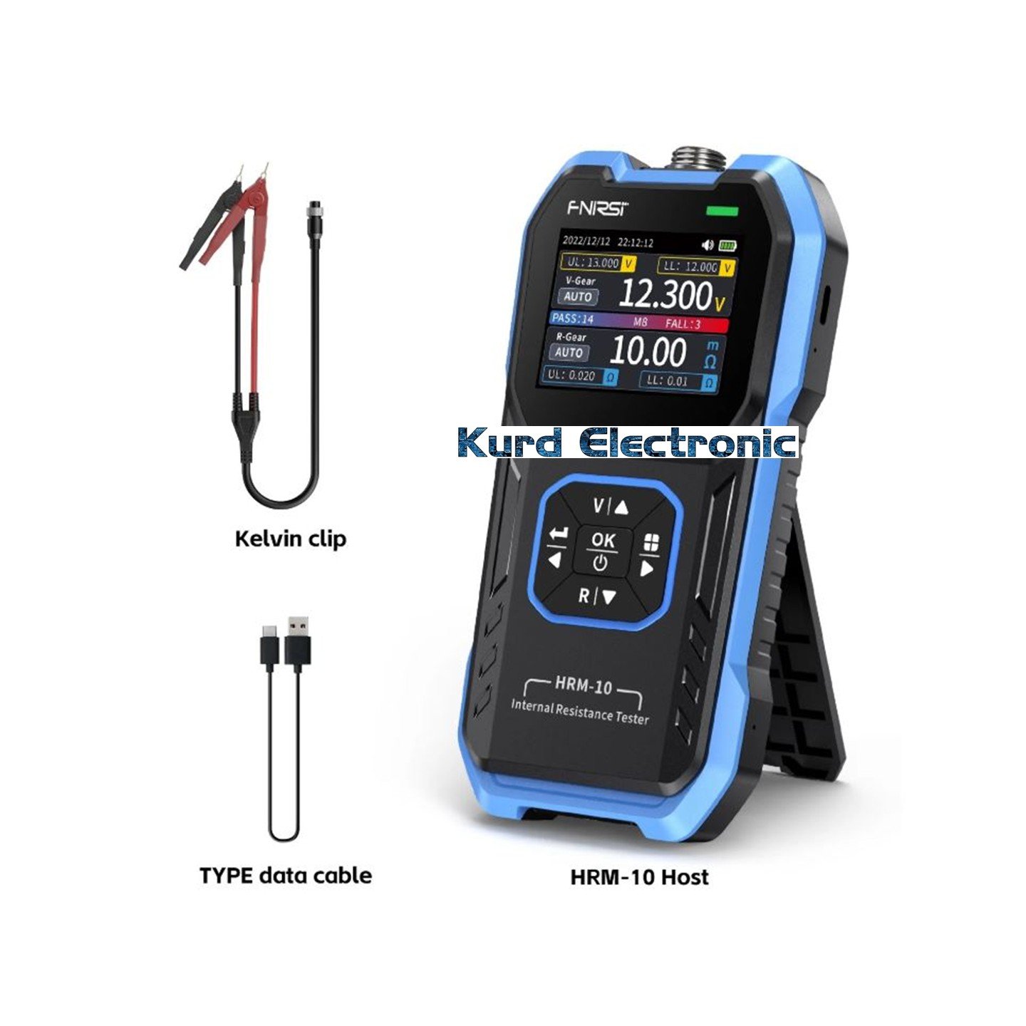 1747596528slide1011.jpg FNIRSI HRM-10 Battery Voltage Internal Resistance Tester - Image 1